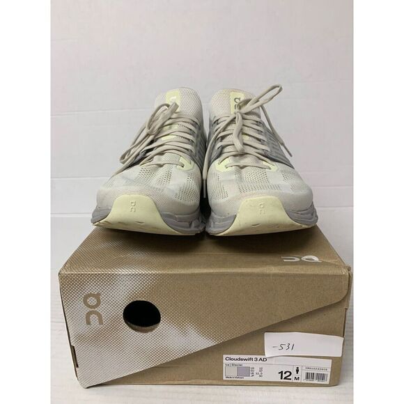 -531 On Cloudswift 3 AD, Ice/ Glacier, Mens Running Shoes-US 12 Mens - Picture 2 of 5